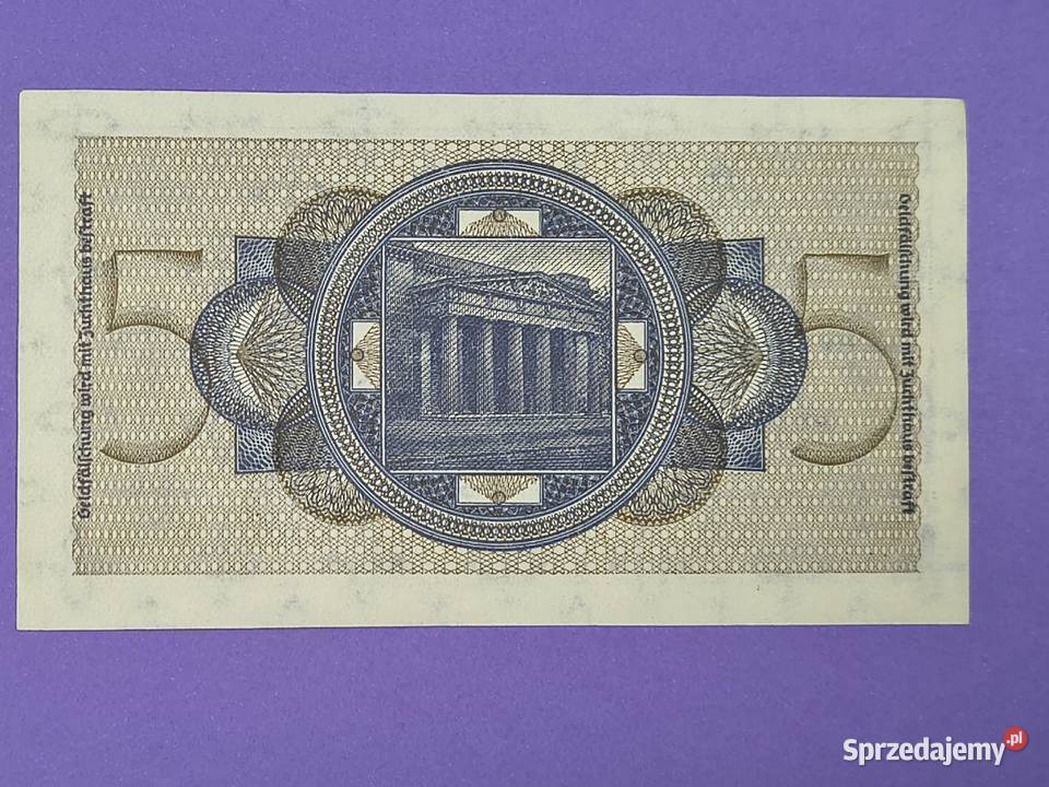 5 Reichsmark Niemiecka III Rzesza Rzeszów