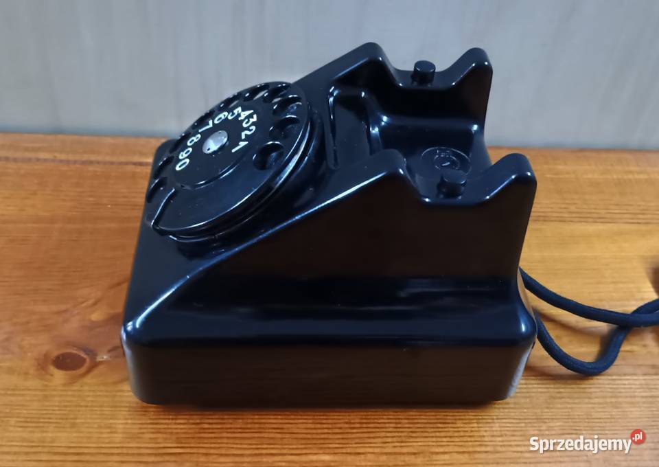 PRL Telefon T4 bakelit 1953r Ekspozycyjny Częstochowa