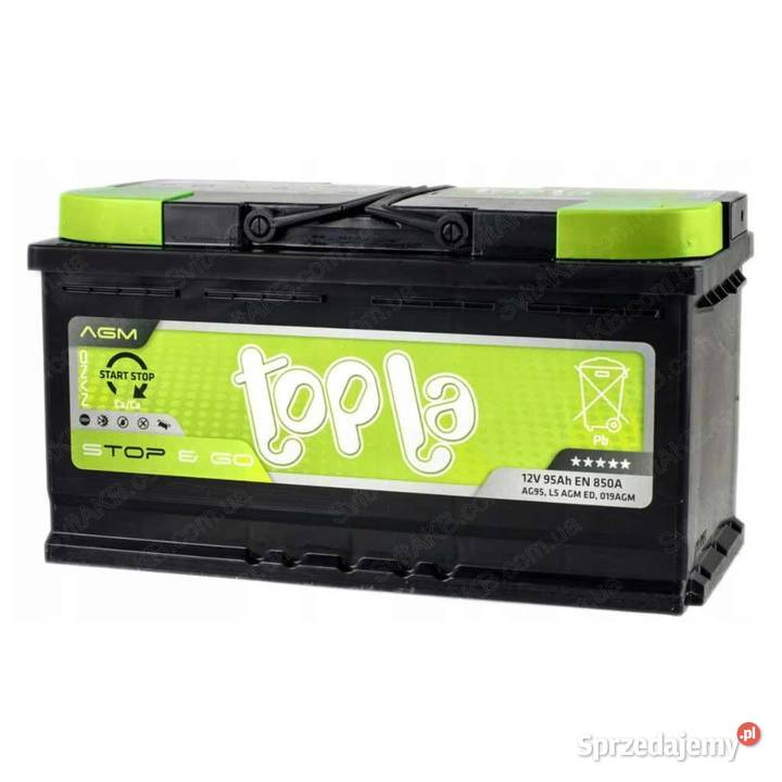 Akumulator Topla TOP 95Ah 850A AGM Jelcz-Laskowice