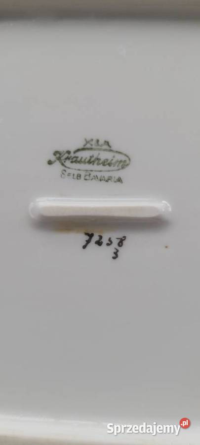 SALATERKA ze szlachetnej porcelany KA Krautheim mazowieckie Warszawa sprzedam