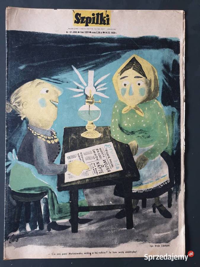 Szpilki Magazyn Satyryczny PRL 8 numerów 1958 Czasopisma Gdynia
