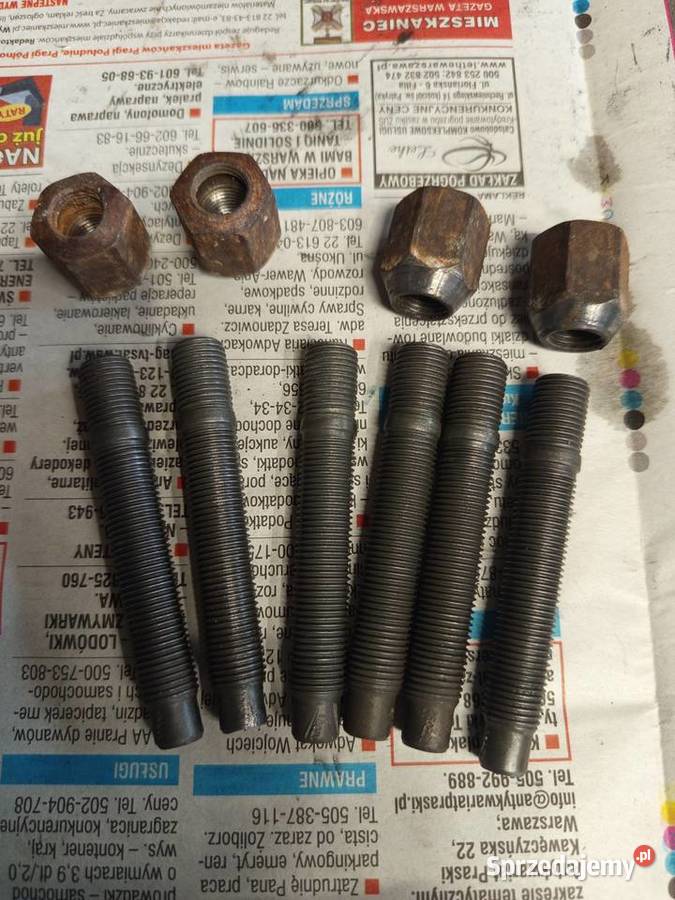 Szpilki 80mm nakretki Seicento Cinquecento mazowieckie Warszawa sprzedam