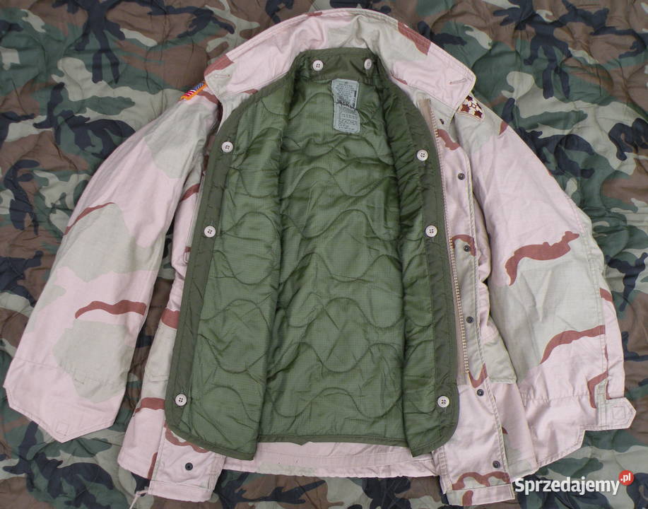 Kurtka m65 3 color obszyta podpinka Small Wrocław