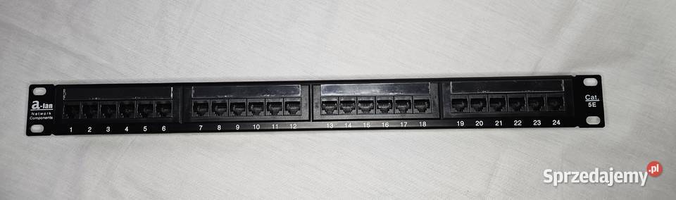 ALAN Technologie patch panel 24 porty kat 5E Chełm