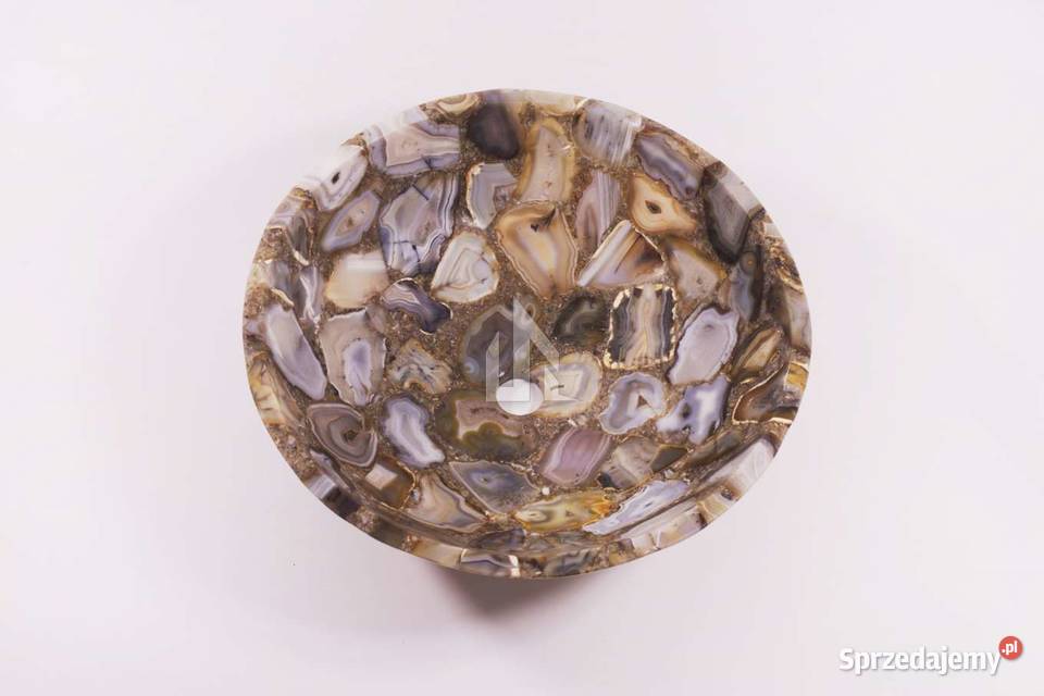 Agat BlueGrey Luksusowe umywalki z kamieni niebieski Pozostałe Bielany Wrocławskie