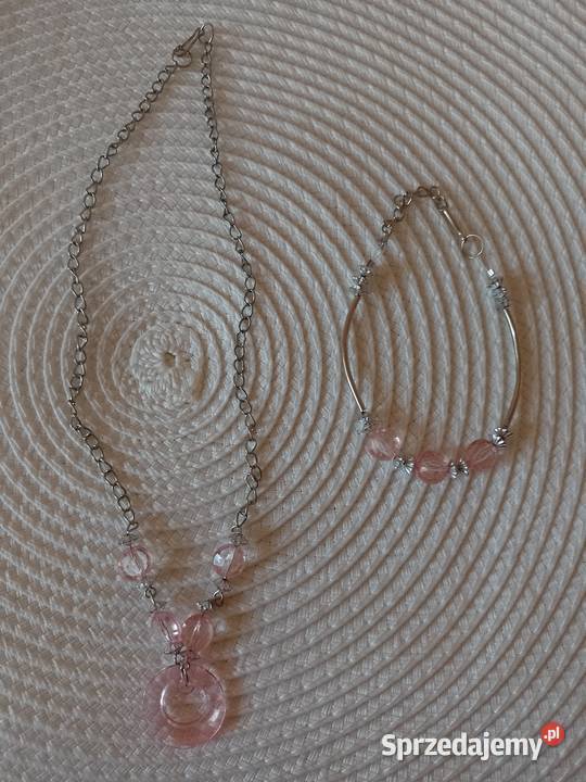 Zestaw biżuterii ŁańcuszekNaszyjnik bransoletka