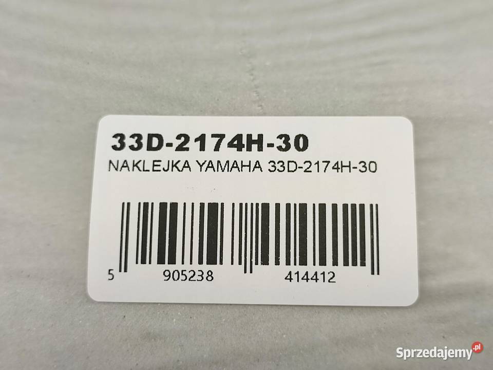 NAKLEJKA NA ZADUPEK PRAWA YAMAHA YZ450F 2006