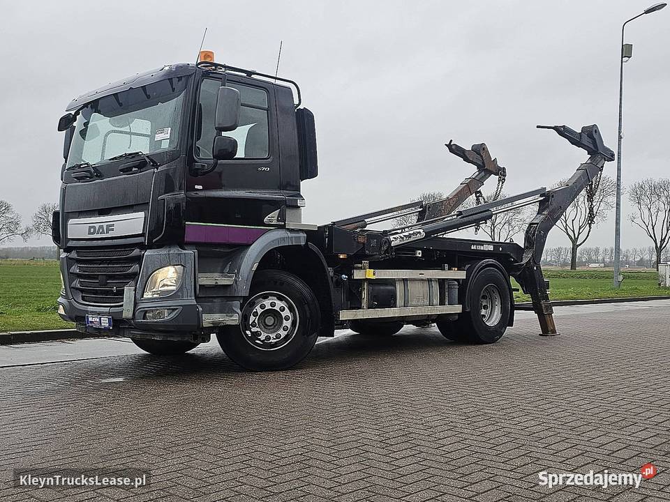 DAF CF 370 MANUAL 13T SYSTEM bramowiec 4x2 2016 pomorskie
