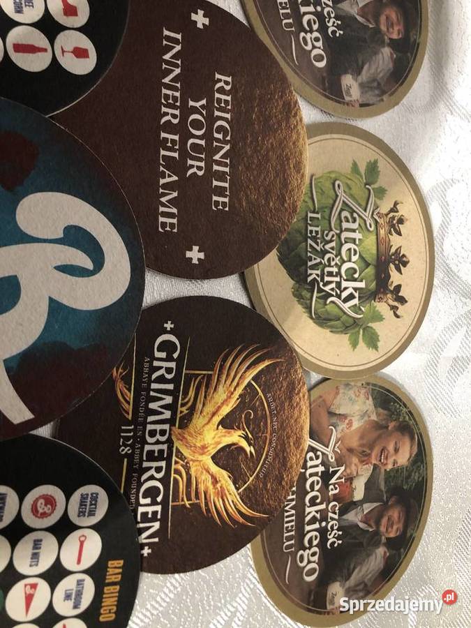 podkładek pod szklanki czy kufle do piwa Zegrze sprzedam