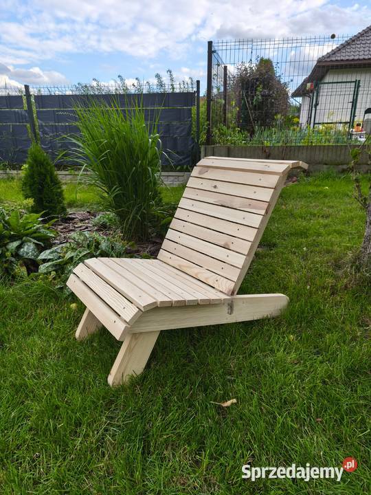 Fotel Krzesło Leżak Ogrodowy Surowy Kraków