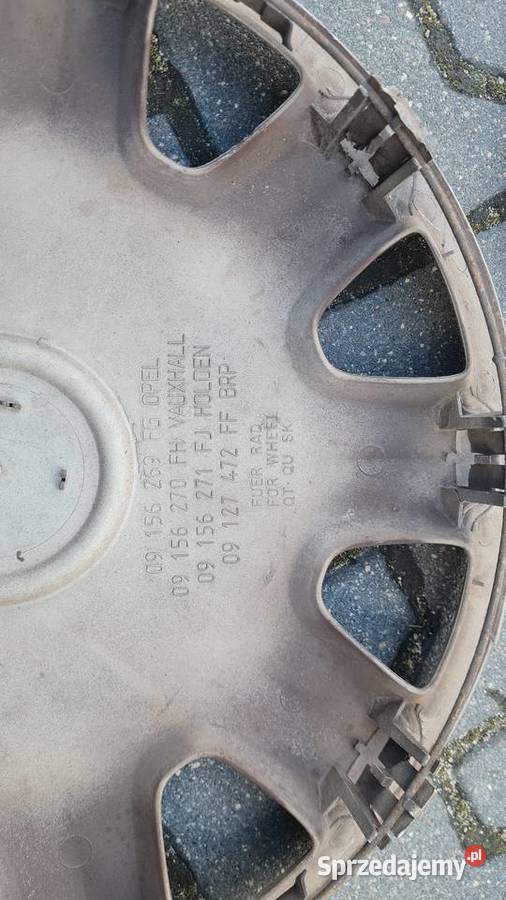 Oryginalne kołpaki Opel 15 Komplet 4 sztuki GM Zbrzeźnica