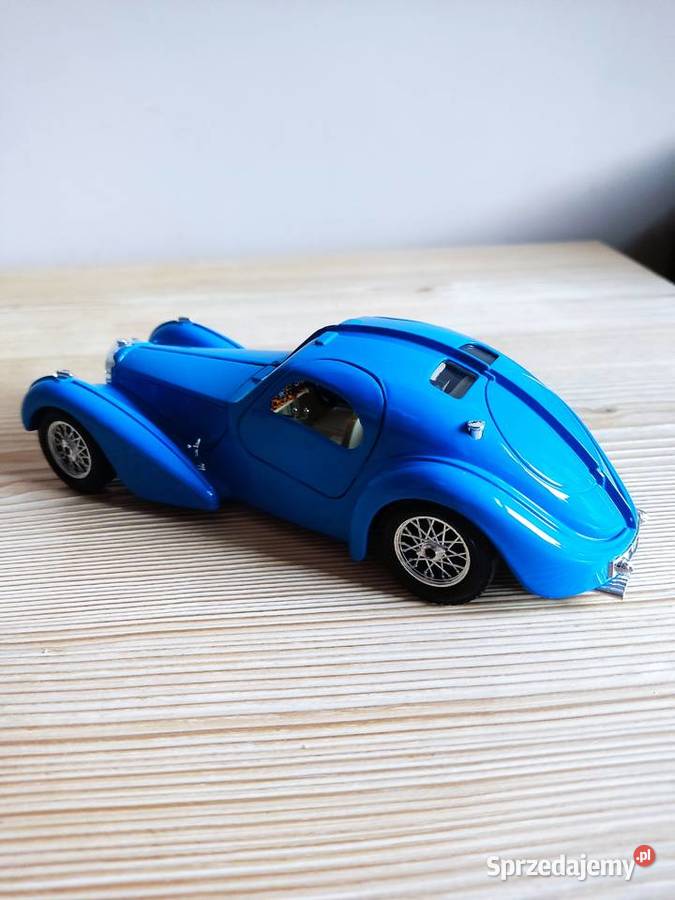 Model samochodu 124 Bugatti Atlantic 1936 Antyki, Sztuka, Kolekcje Głuchołazy