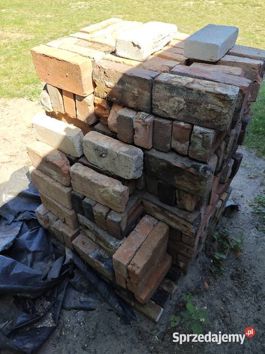 Cegła Kraśnicka stara cała 34 i połówki nowe i lubelskie Abramów