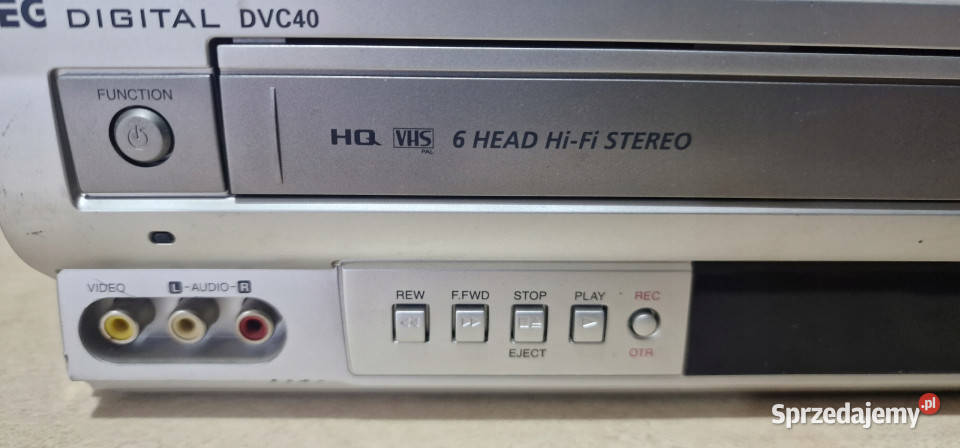 Magnetowid DVD kombo SEG DVC40 DVC 40 video Międzychód