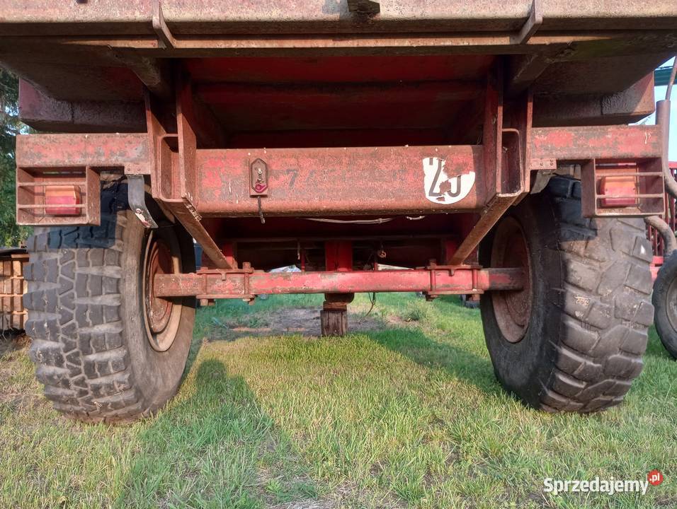Przyczepa rolnicza 85 ton wywrotka jednoosiowa