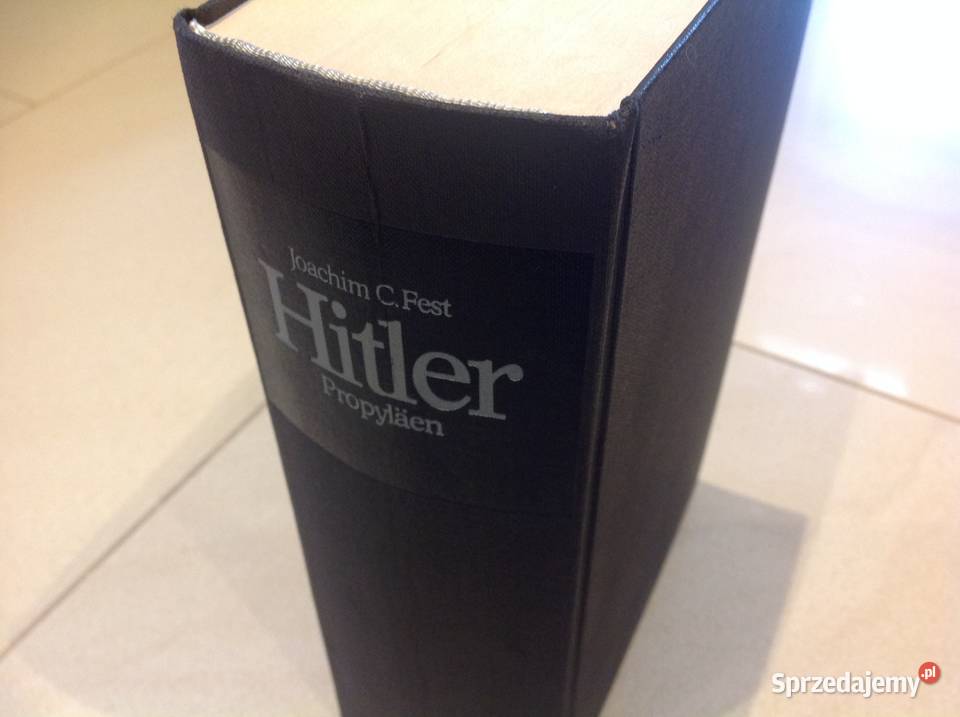 Stara Książka Joachim CFest Hitler Propylen lubuskie Nowa Sól