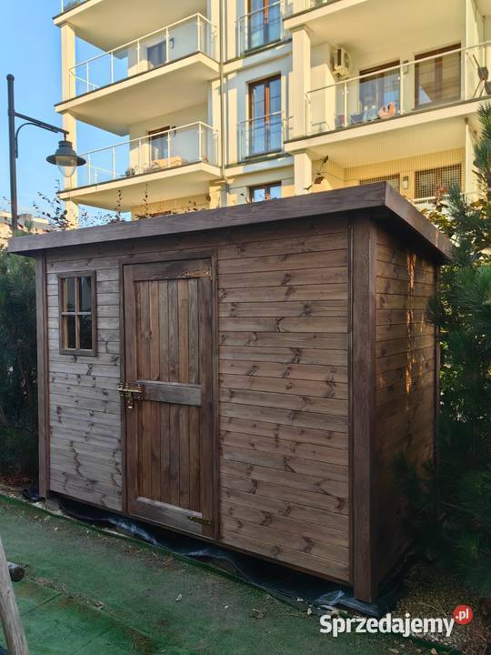 Domek narzędziowy 3 x 15m z dachem prostym