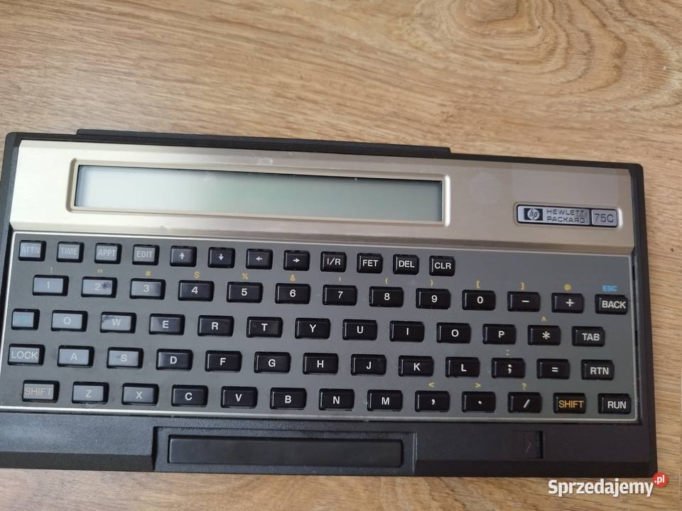 HewlettPackard HP75C przenośny komputer Przejęsław