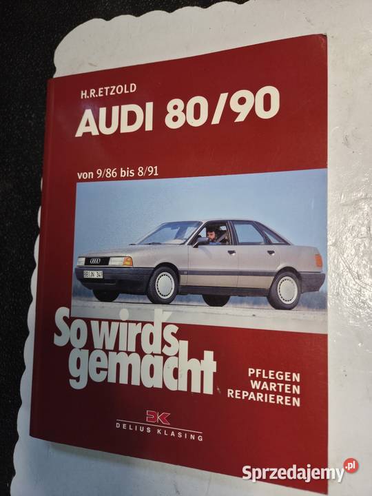 Książka napraw Audi 80 B3 So wirds gemacht Audi Legnica