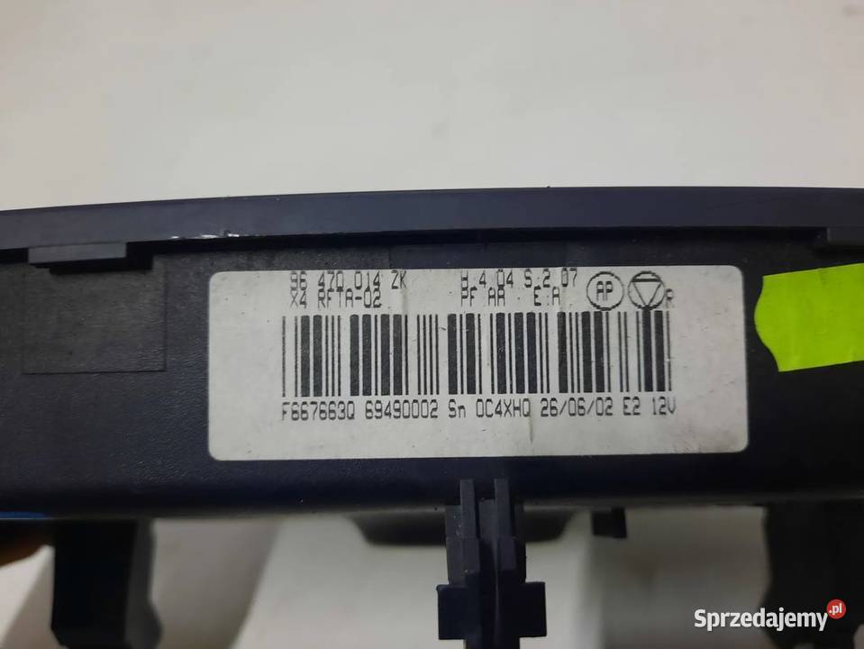 CITROEN C5 I PANEL STEROWANIA NAWIEWU 96470014ZK Włoszczowa
