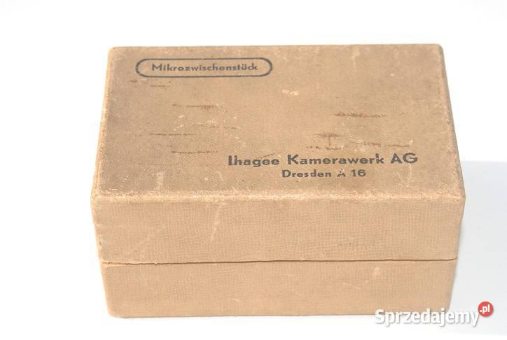 Stare pierścienie Ihagee Dresden adapter Cieszyn