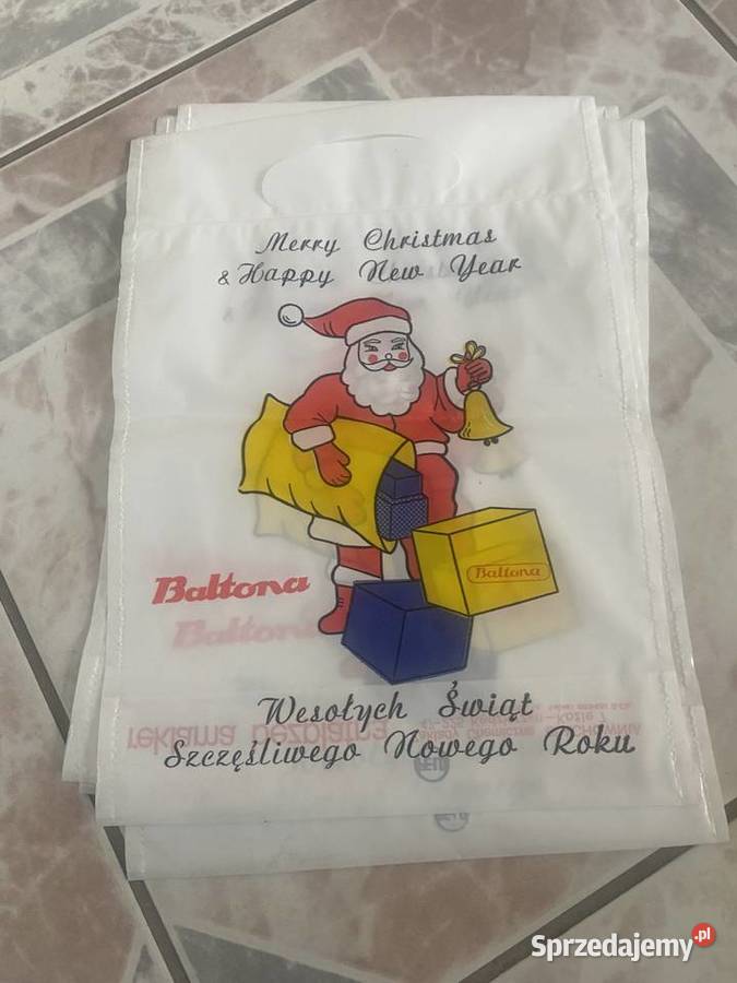 Małe reklamówki PRL Baltona Szczecin