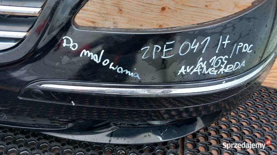 MERCEDES W169 ZDERZAK PRZÓD HALOGEN PDC Zbierkowo