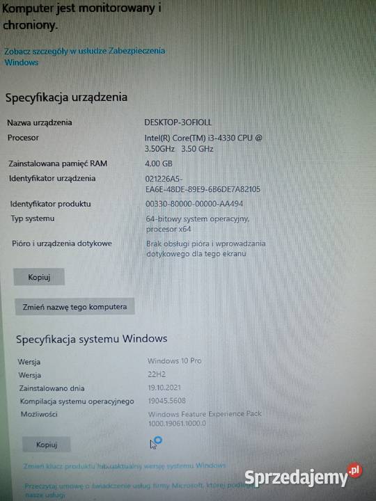 Komputer Hp ProDesk Myślenice sprzedam