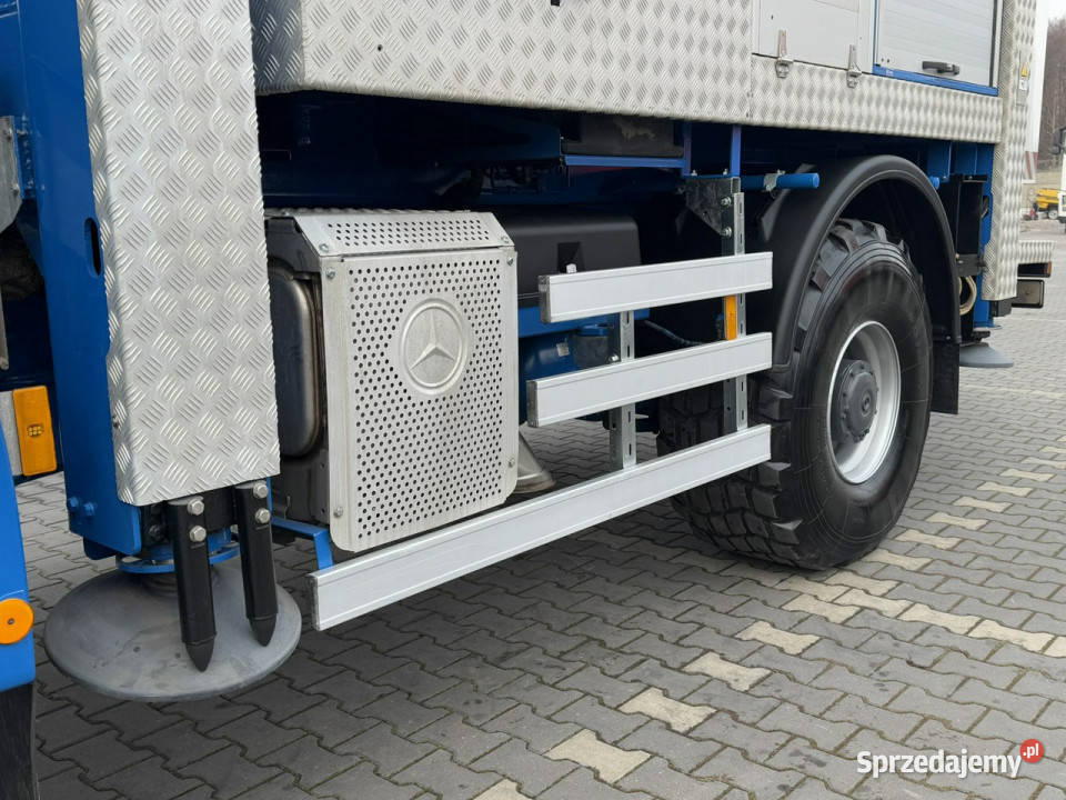 Mercedes AXOR 1829 4x4 Zwyżka RUTHMANN STEIGER Widełki