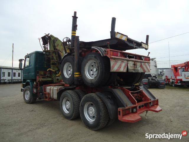 SCANIA 143E 420 6x4 wózek do dłużycy do drewna Samochody ciężarowe sprzedam