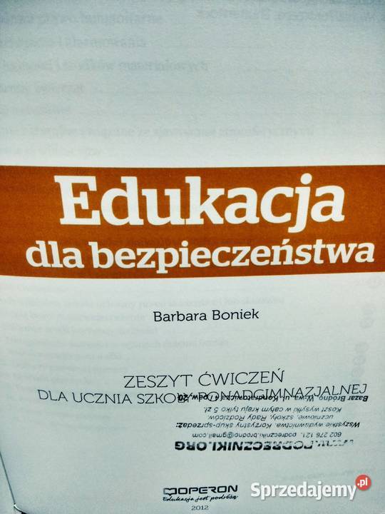 Edukacja bezpieczeństwa ciekawi świata ćwiczenia Antykwariat