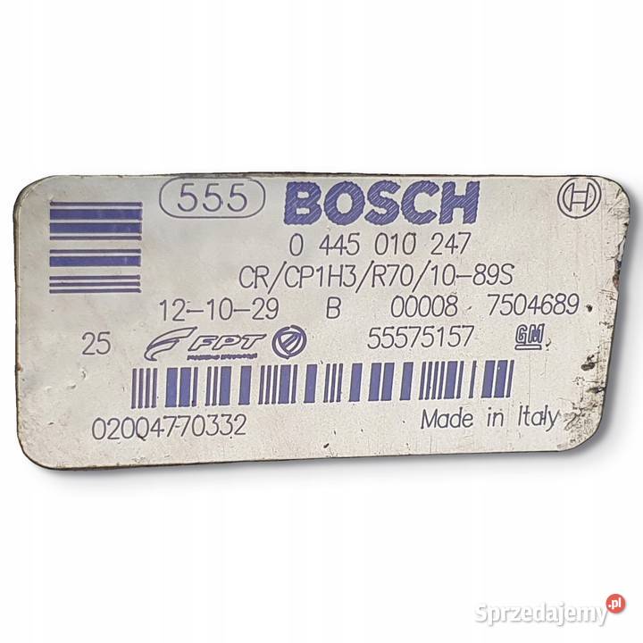 POMPA WTRYSKOWA Opel Corsa D 13 CDTI 0445010247 Chełm