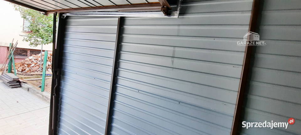 GARAŻ BLASZANY 6m x 6m SPAD TYŁ 2X BRAMA UCHYLNA małopolskie