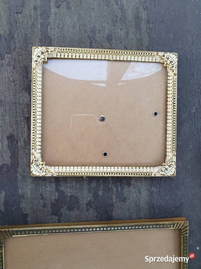 Stare ramki z wypukłym szkłem Antyki Myszków