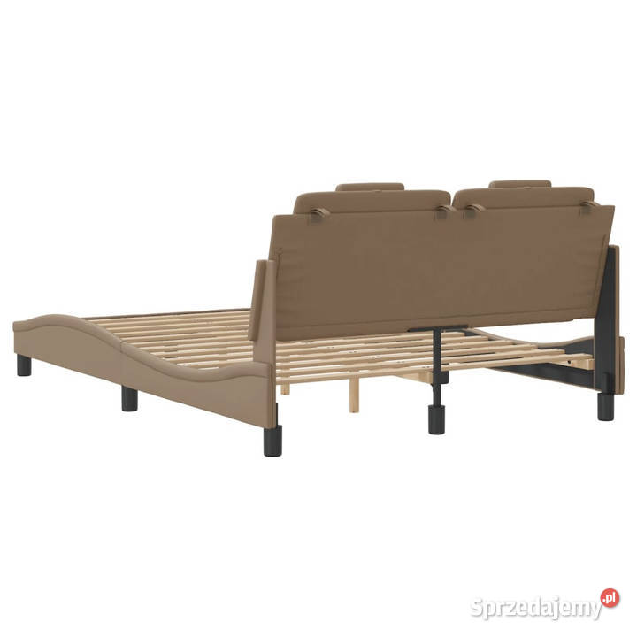 Rama łóżka z zagłówkiem cappuccino sztuczna 74cm mazowieckie