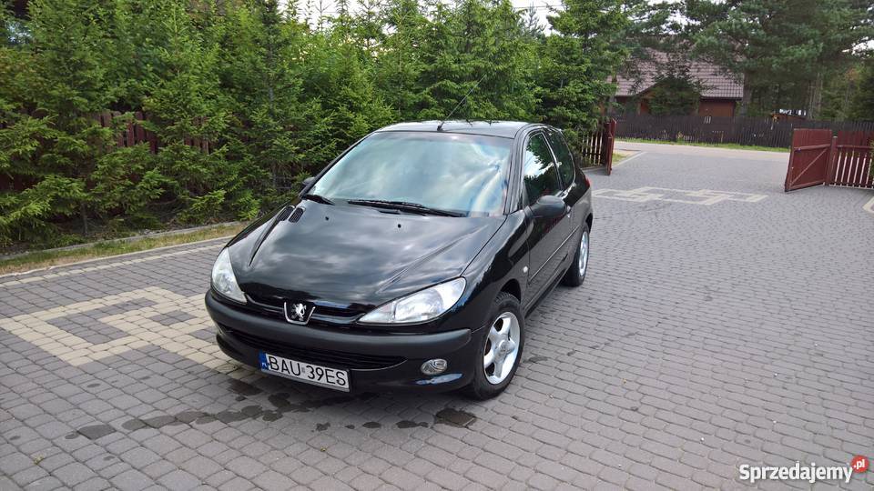Peugeot 206 14 Benzyna 2d Czarny Alufelgi nieuszkodzony