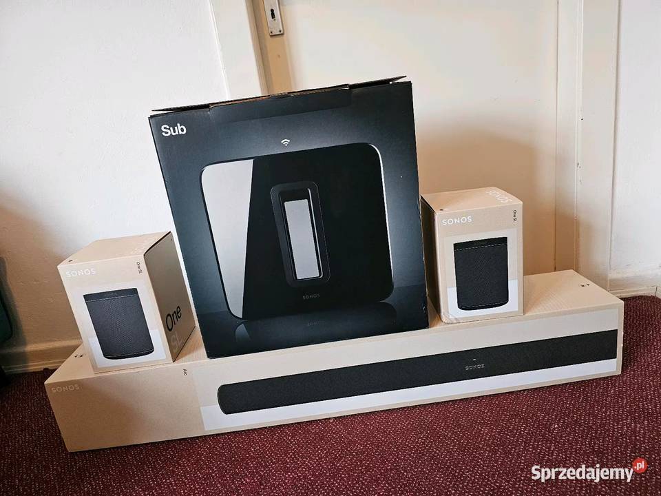 Sonos Arc Premium Soundbar Sub 3 Generacji 2x Słuchawki i głośniki Łódź