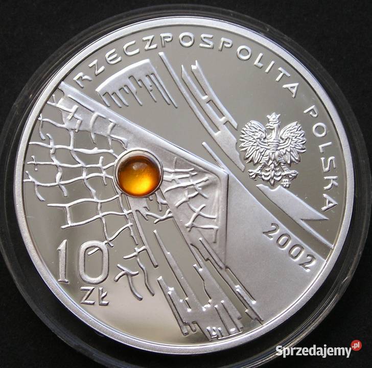 Polska 10 złotych 2002 MŚ KOREA JAPONIA SREBRO sprzedam