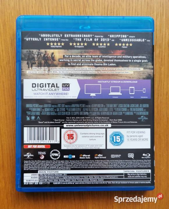 Zero Dark Thirty Wróg Numer Jeden Bluray En 2012
