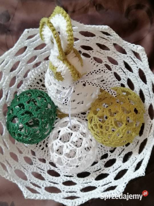 Kompozycja wielkanocna z zajączkiem i jajkami Katowice