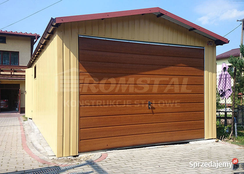 Mały Garaż Blaszany 4x6 Blaszak Garaże Romstal