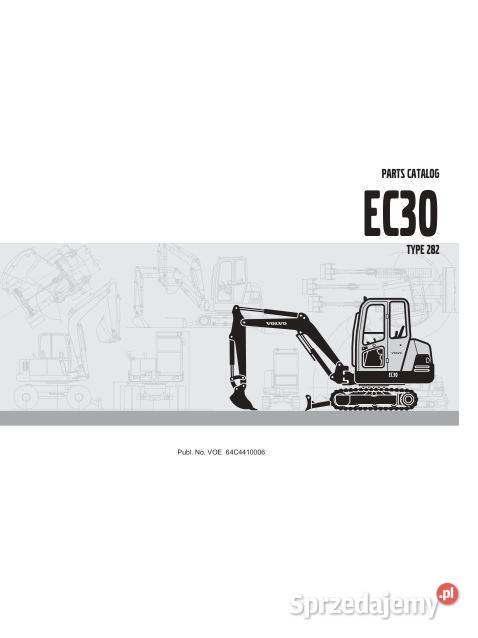 Volvo EC35C EC30 ECR38 katalog cześci zamiennych Kielce