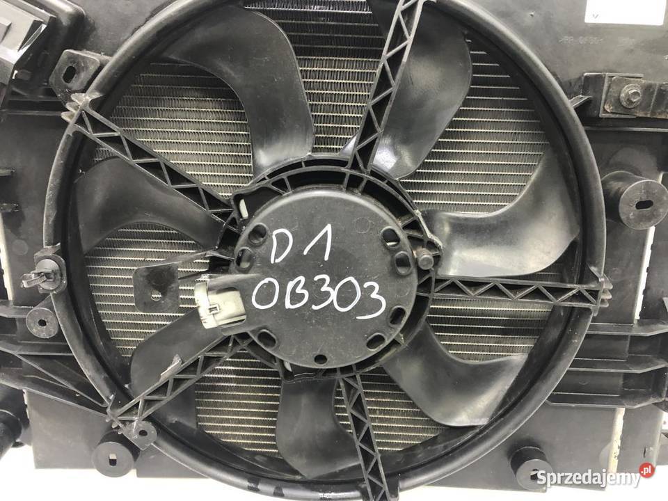 KOMPLET CHŁODNIC WENTYLATOR DACIA DUSTER I 12TCE wielkopolskie