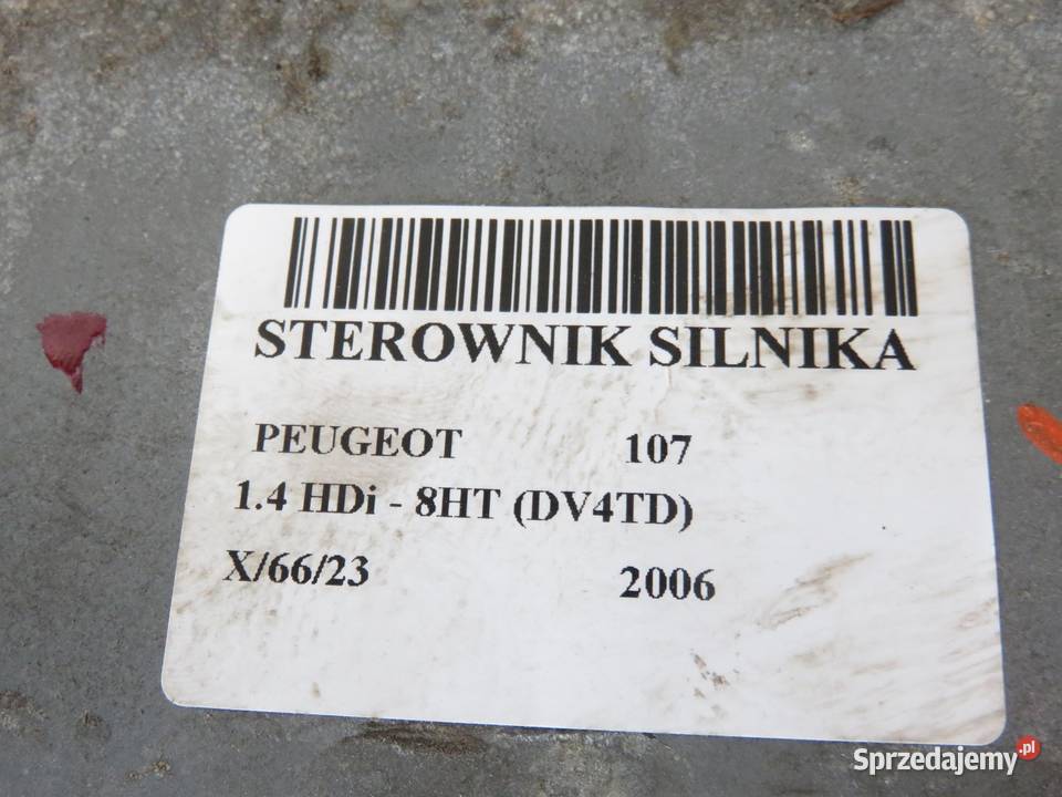 STEROWNIK PEUGEOT 107 14 HDi 9662276280 małopolskie sprzedam