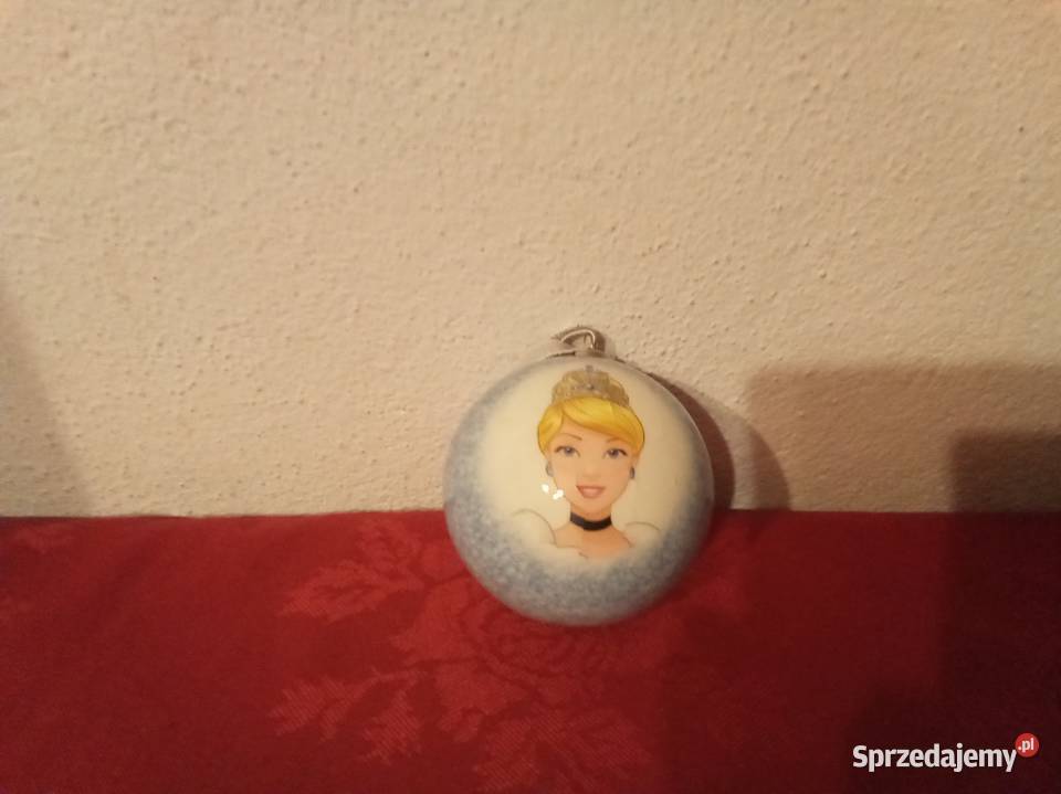 Bombka plastikowa świąteczna kopciuszek Disney Warszawa sprzedam