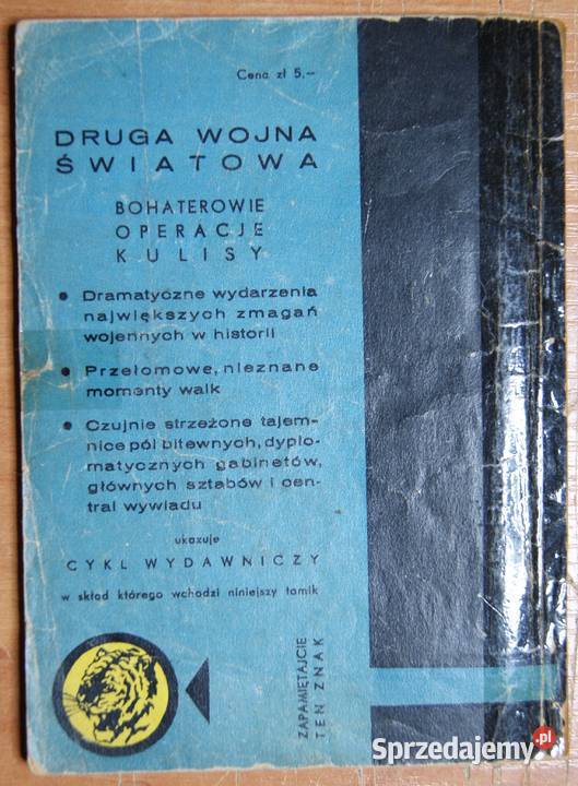 Żółty Tygrys Wilcza Jama 1962 miękka Parczew