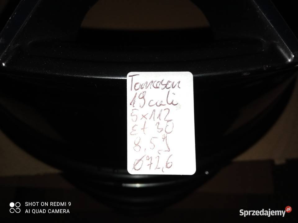 Felgi Tomason 19 5x112 et30 85J Audi Mercedes VW Tomason świętokrzyskie Szczukowskie Górki