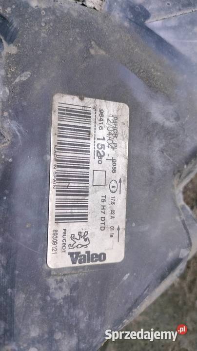 Reflektor Lampa Prawa Przód VALEO Peugeot 307 I podkarpackie Wólka Pełkińska