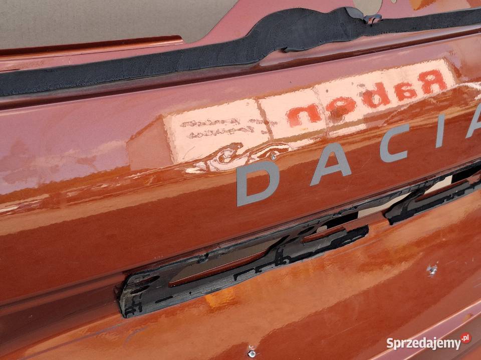 DACIA JOGGER KLAPA BAGAŻNIKA TYŁ ORYGINAŁ osobowe Bieleń