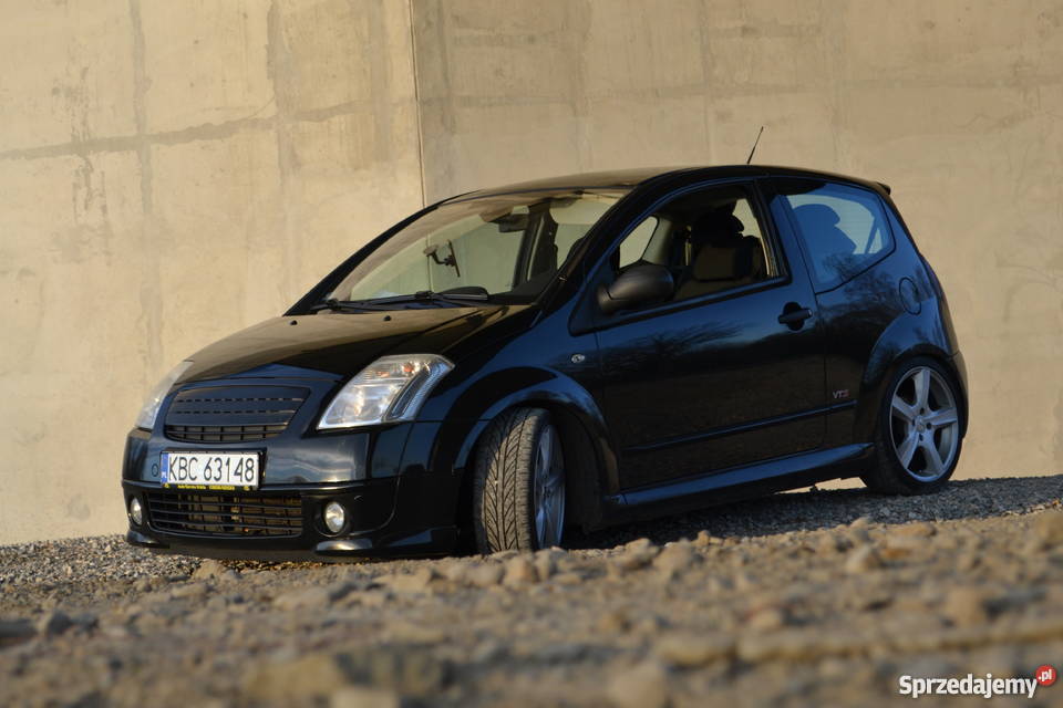 Citroen C2 VTS 16 16V 122 Piękny Czarny C2 Wolica